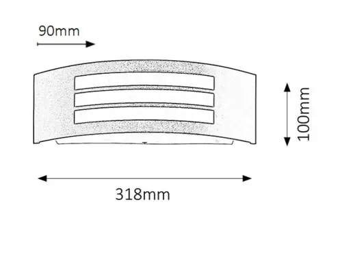 Záhradné svietidlo Rabalux 8409 1x14W E27 230V IP44